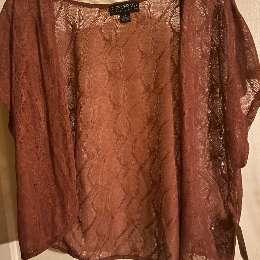 New knitted bolero size 2X